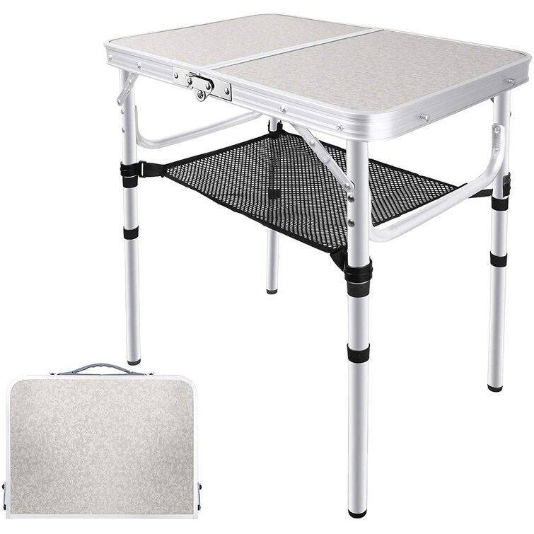 c&g outdoors 24'' Rectangular Adjustable Folding Table | Wayfair